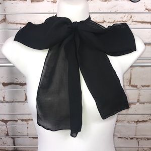 Sale!  Nasty Gal Black Sheer Scarf